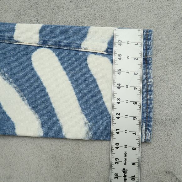 Simple Society Cargo Jeans Juniors Size 5/27 High-Rise Straight Denim 30" Inseam - Picture 5 of 16